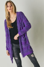 Load image into Gallery viewer, Multi Textured Striped Cardigan