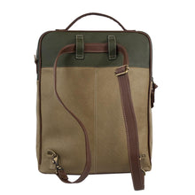 Load image into Gallery viewer, ClaudiaG Augusta Backpack-Tan/Olive Green