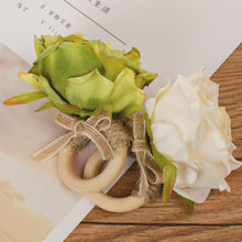 Load image into Gallery viewer, ClaudiaG Rosa Napkin Ring -Set of 6