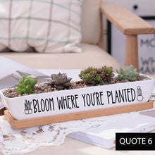 Load image into Gallery viewer, ClaudiaG Message in a Planter - 7&quot; Long