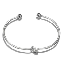 Load image into Gallery viewer, ClaudiaG Stacked Bracelet Set #7 Silver