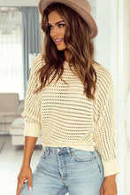 Load image into Gallery viewer, ClaudiaG Tanner Openwork Sweater
