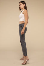 Load image into Gallery viewer, Acid Washed High Waist Distressed Straight Pants