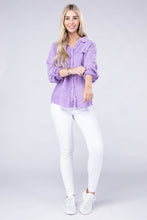 Load image into Gallery viewer, Washed Double Gauze Button Down Shirt