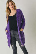Load image into Gallery viewer, Multi Textured Striped Cardigan