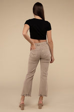 Load image into Gallery viewer, Acid Washed High Waist Distressed Straight Pants
