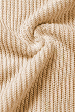 Load image into Gallery viewer, Apricot Short Sleeve Side Slit Oversized Sweater