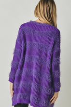 Load image into Gallery viewer, Multi Textured Striped Cardigan