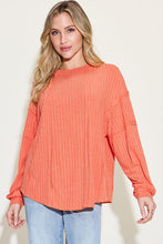 Load image into Gallery viewer, Basic Bae Full Size Ribbed Round Neck Long Sleeve T-Shirt