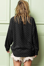 Load image into Gallery viewer, BiBi Checkered Round Neck Exposed Seam Top