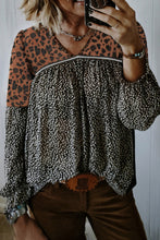 Load image into Gallery viewer, Patchwork Long Sleeve Top