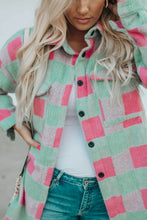 Load image into Gallery viewer, Plaid Pattern Oversized Shacket