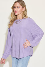 Load image into Gallery viewer, Basic Bae Full Size Ribbed Round Neck Long Sleeve T-Shirt