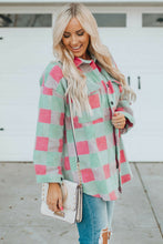 Load image into Gallery viewer, Plaid Pattern Oversized Shacket