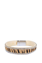 Load image into Gallery viewer, Rhinestone Animal Pattern Magnetic Bracelet