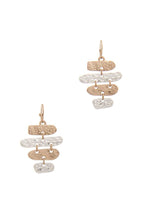 Load image into Gallery viewer, Oval Dangle Drop Earring