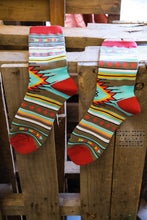 Load image into Gallery viewer, Azul Aztec Socks