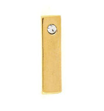 Load image into Gallery viewer, 1 Stone Bar Charm