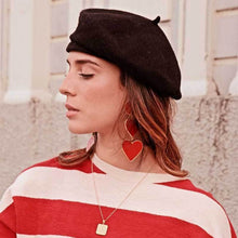 Load image into Gallery viewer, ClaudiaG 2 Red Heart Earrings