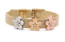 Load image into Gallery viewer, 5 Stone Flower Charm