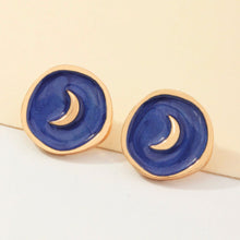 Load image into Gallery viewer, ClaudiaG Astral Earrings Navy