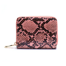 Load image into Gallery viewer, ClaudiaG Python Zipper Wallet