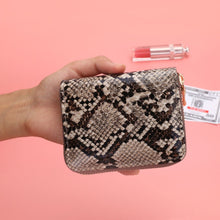Load image into Gallery viewer, ClaudiaG Python Zipper Wallet