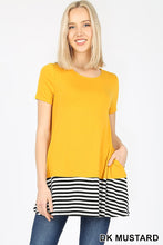 Load image into Gallery viewer, ClaudiaG Stripe Block Top