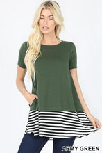 Load image into Gallery viewer, ClaudiaG Stripe Block Top