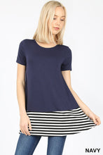 Load image into Gallery viewer, ClaudiaG Stripe Block Top