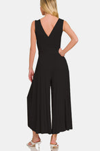 Load image into Gallery viewer, Zenana Surplice Neckline Sleeveless Jumpsuit