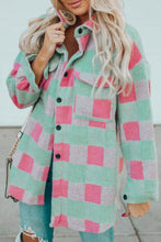 Load image into Gallery viewer, Plaid Pattern Oversized Shacket