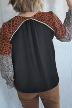 Load image into Gallery viewer, Patchwork Long Sleeve Top