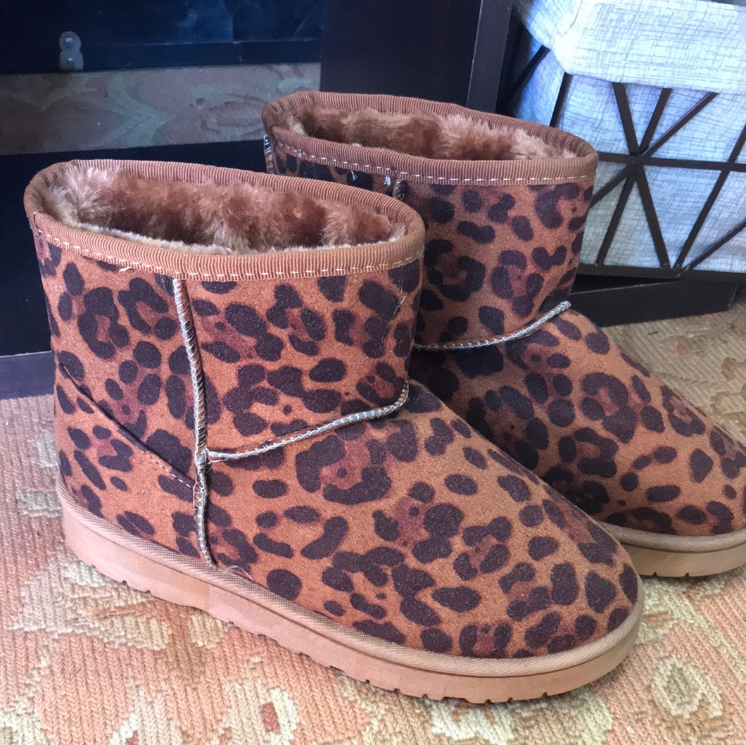 Leopard Snow Boot- 8.5