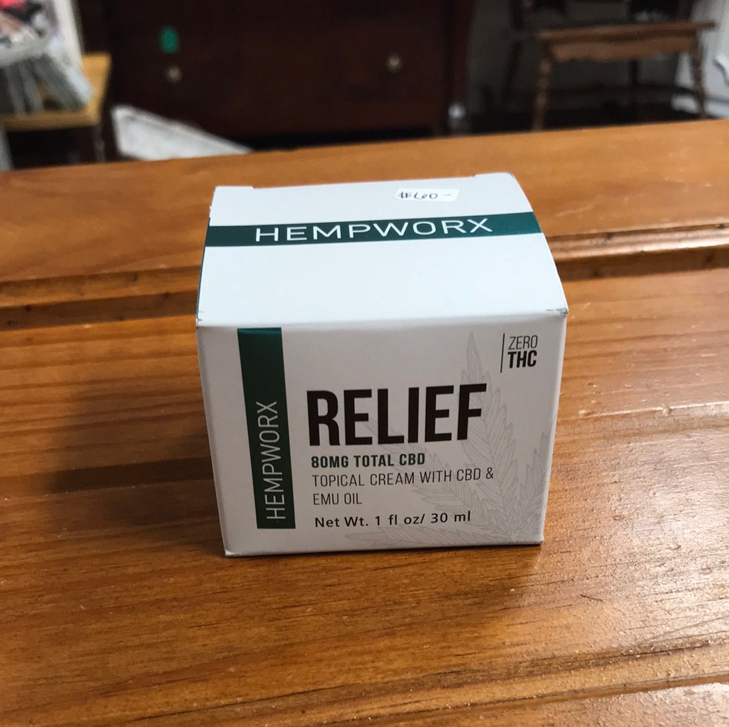 Hempworx CBD Relief Cream Unique Things Boutique