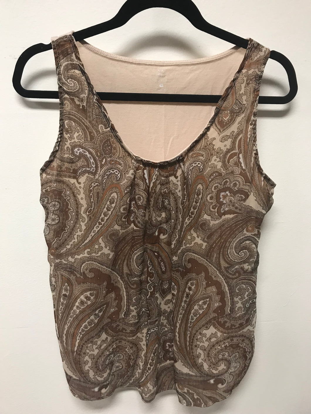 NY&CO Tan Paisley Tank- Medium