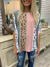 Load image into Gallery viewer, Printed half-sleeve leopard loose casual pullover top
