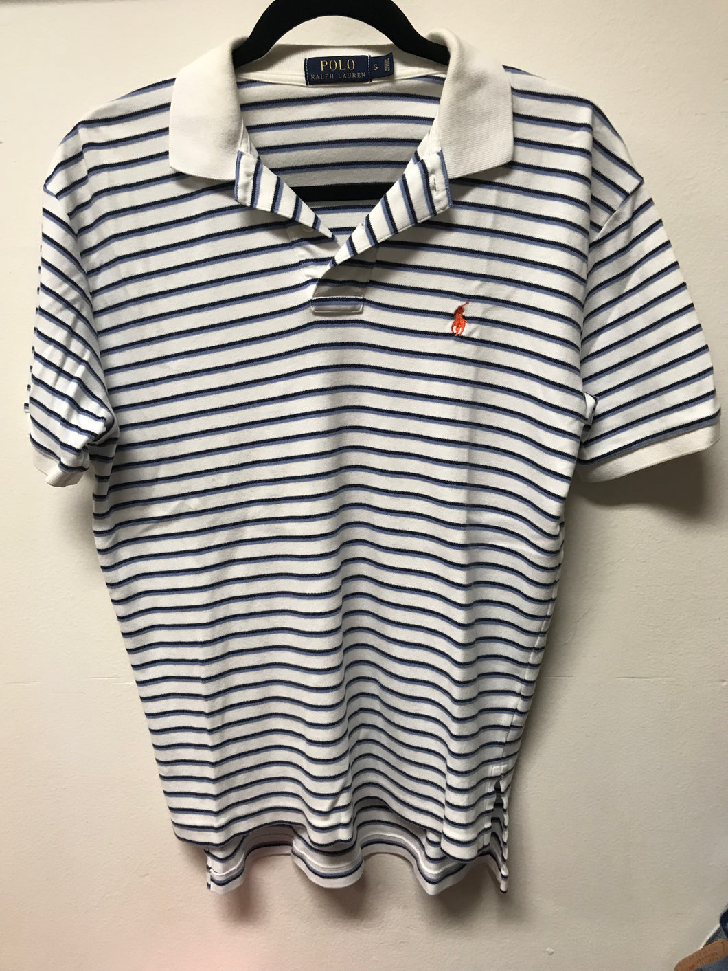 Men’s Blue Stripe Polo