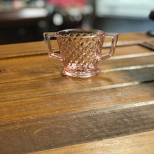 Load image into Gallery viewer, Pink Depression Glass Sugar Dish