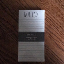 Load image into Gallery viewer, Rae Dunn Notepad -2 Pack