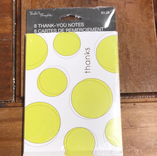 Circle Thank You Note