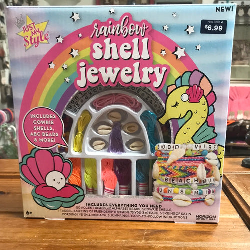 Kids Rainbow Shell Jewelry Kit