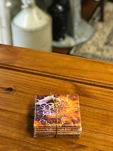 864 Effex Hand Painted Coasters