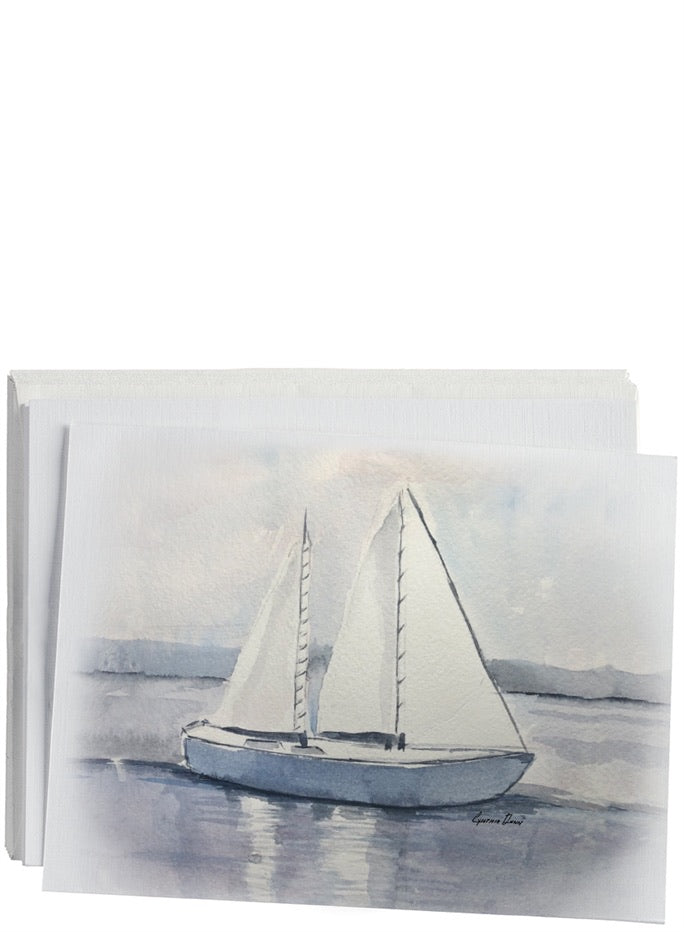 Cynthia Dunn Sailboat Notecards