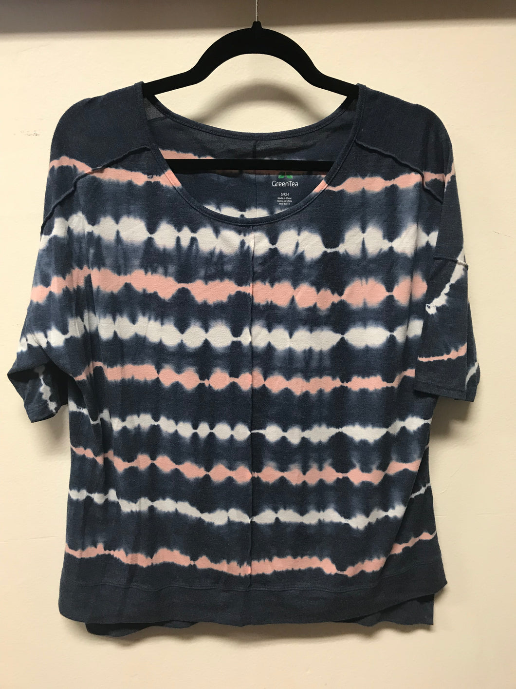 Green Tea Blue Tie Dye- Small