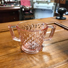 Load image into Gallery viewer, Pink Depression Glass Sugar Dish