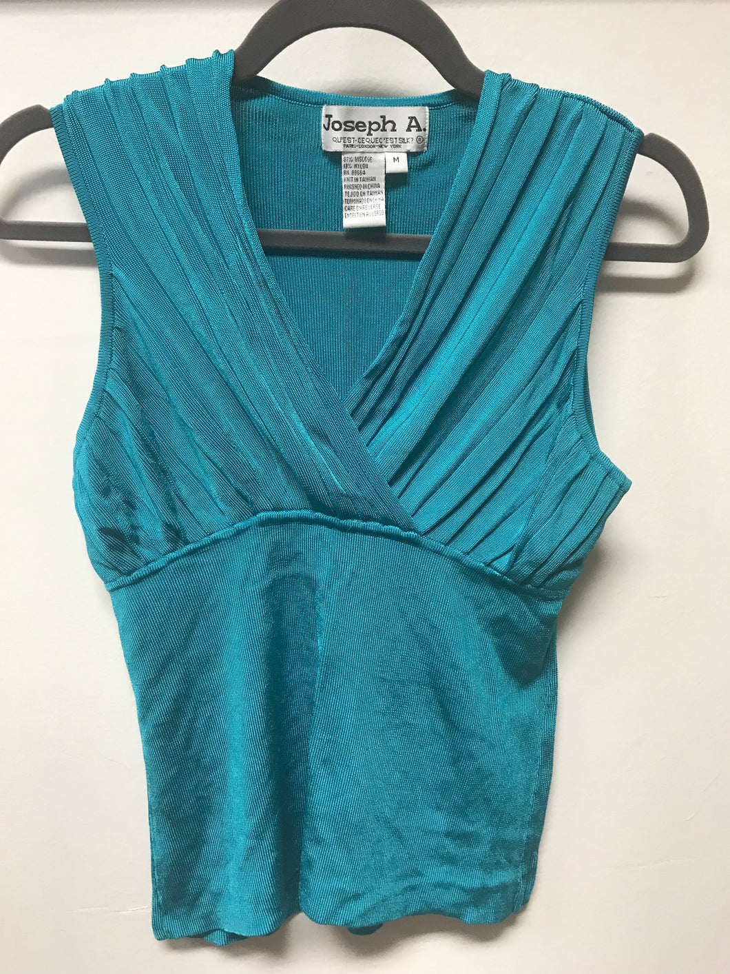 Turquoise Sleeveless Sweater