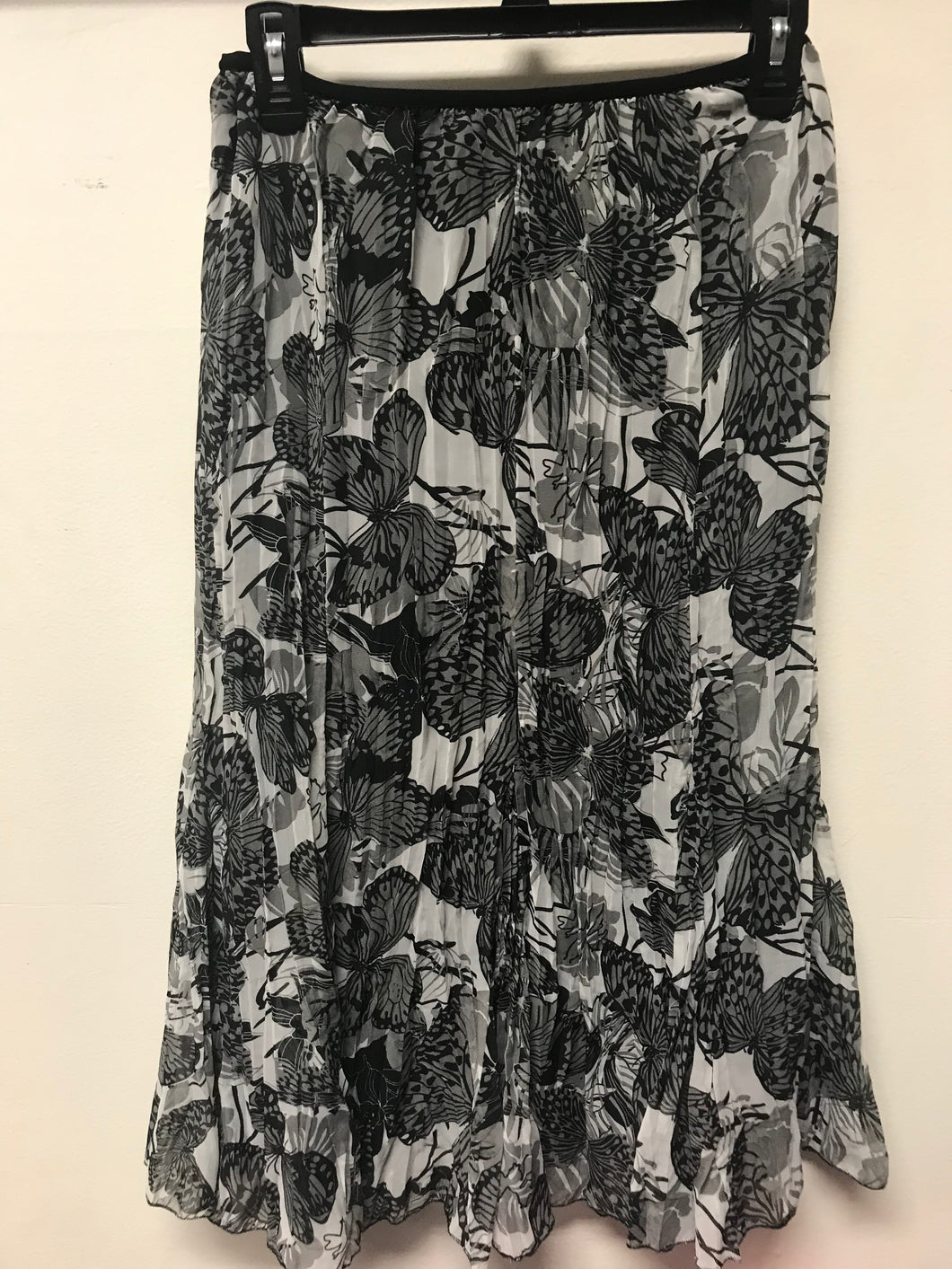 Cato Floral Crinkle Skirt- 6