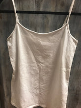 Load image into Gallery viewer, Loft White &amp; Silver Cami- M