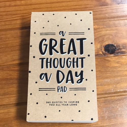Great Thought a Day Notepad